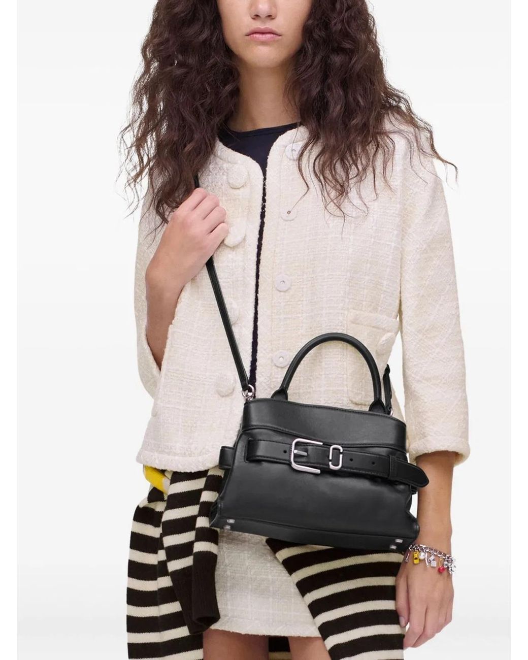 Marc Jacobs Black The Small Satchel Shopper Bag