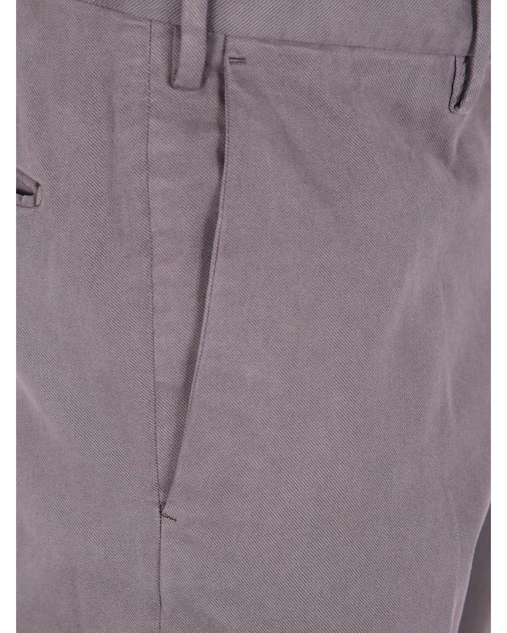 Incotex Purple "Chino Slim Fit" Trousers for men
