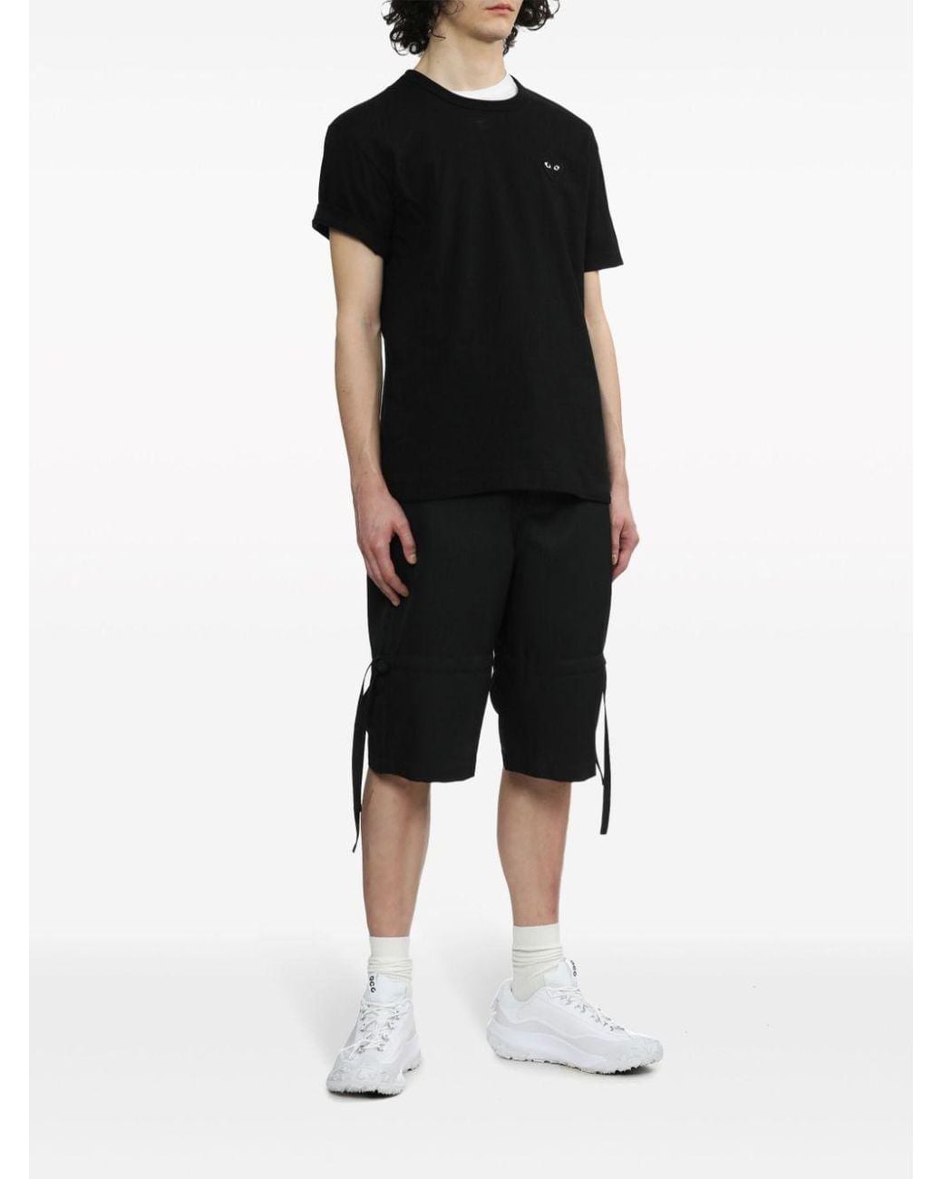 COMME DES GARÇONS PLAY Black T-Shirt Knit Large for men