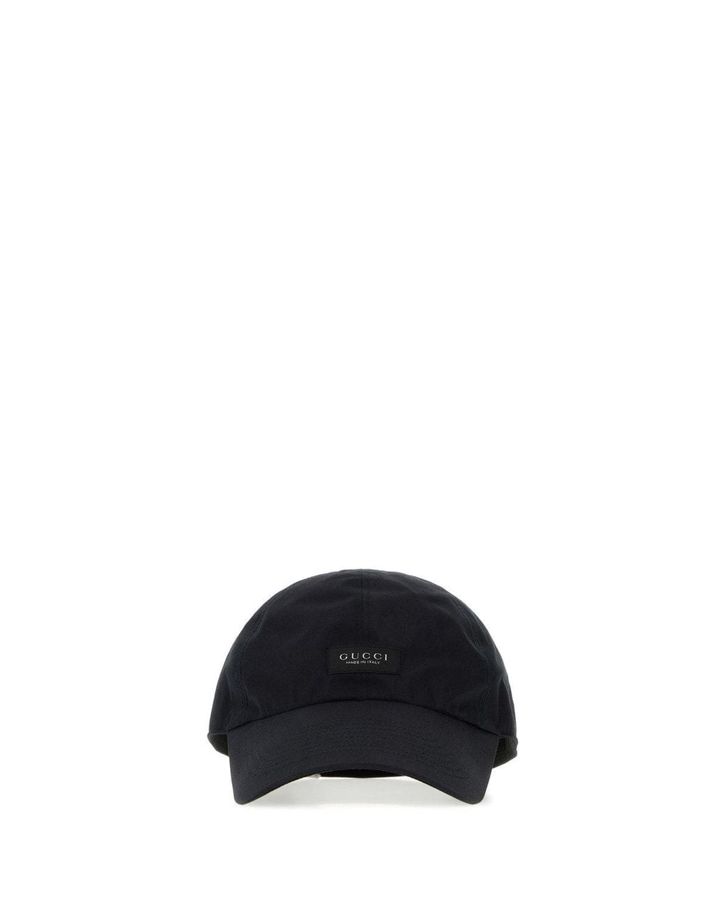 Gucci Black Logo Baseball Cap for men