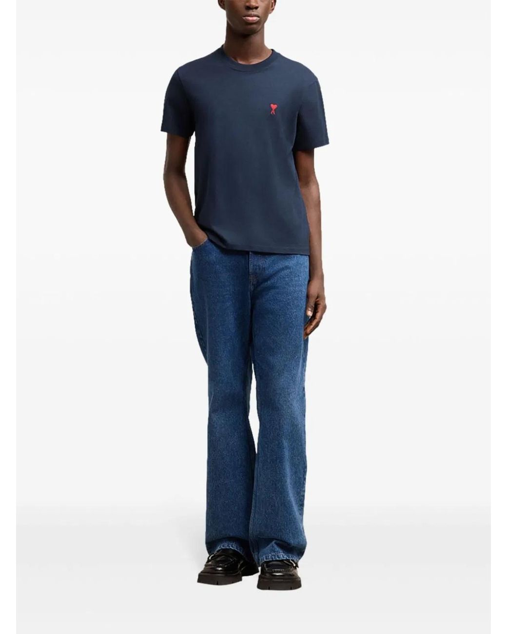 AMI Blue Ts Classic for men