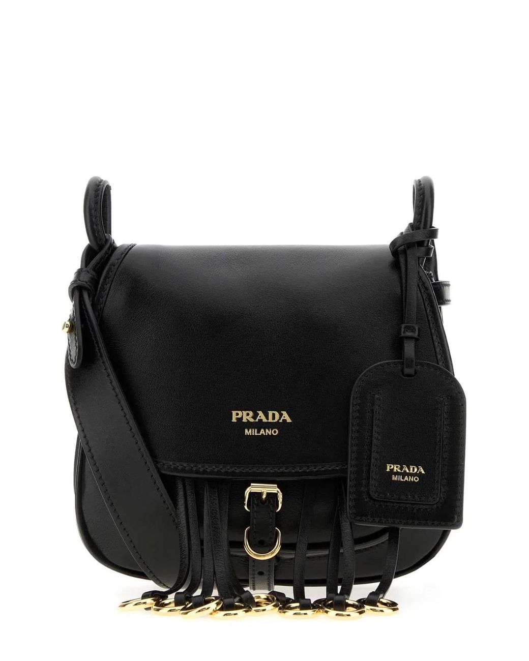 Prada Black Leather Crossbody Bag