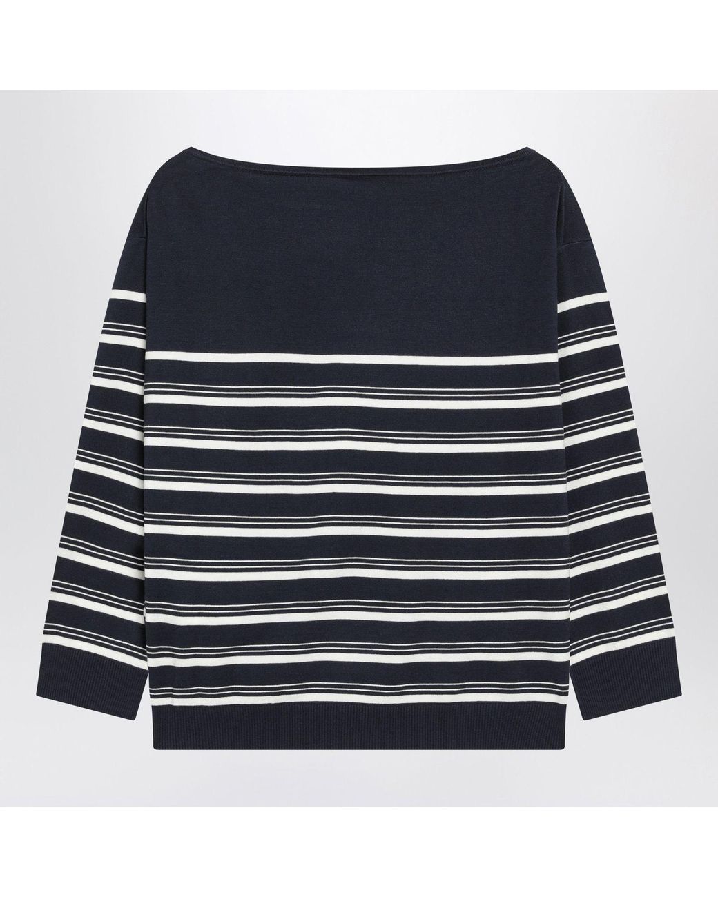 Weekend by Maxmara Blue And Striped Sweater