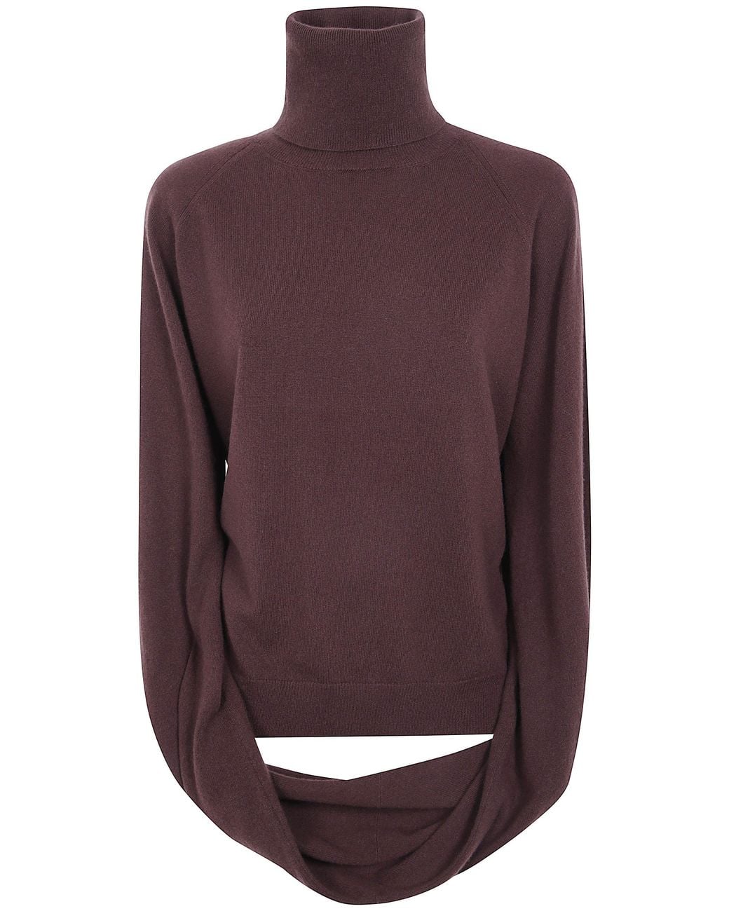 Uma Wang Purple Wrap Top