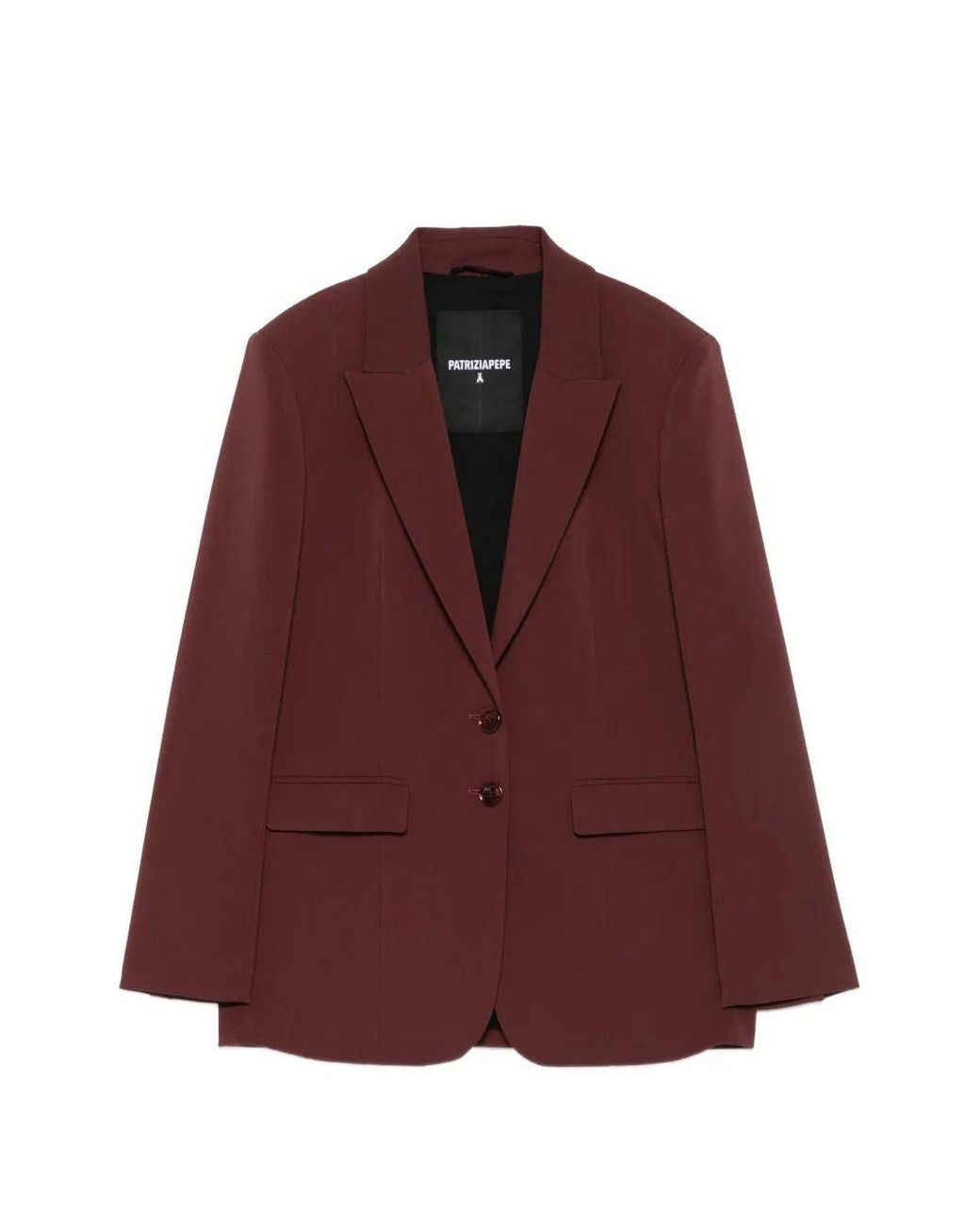 Patrizia Pepe Purple Button-Up Blazer