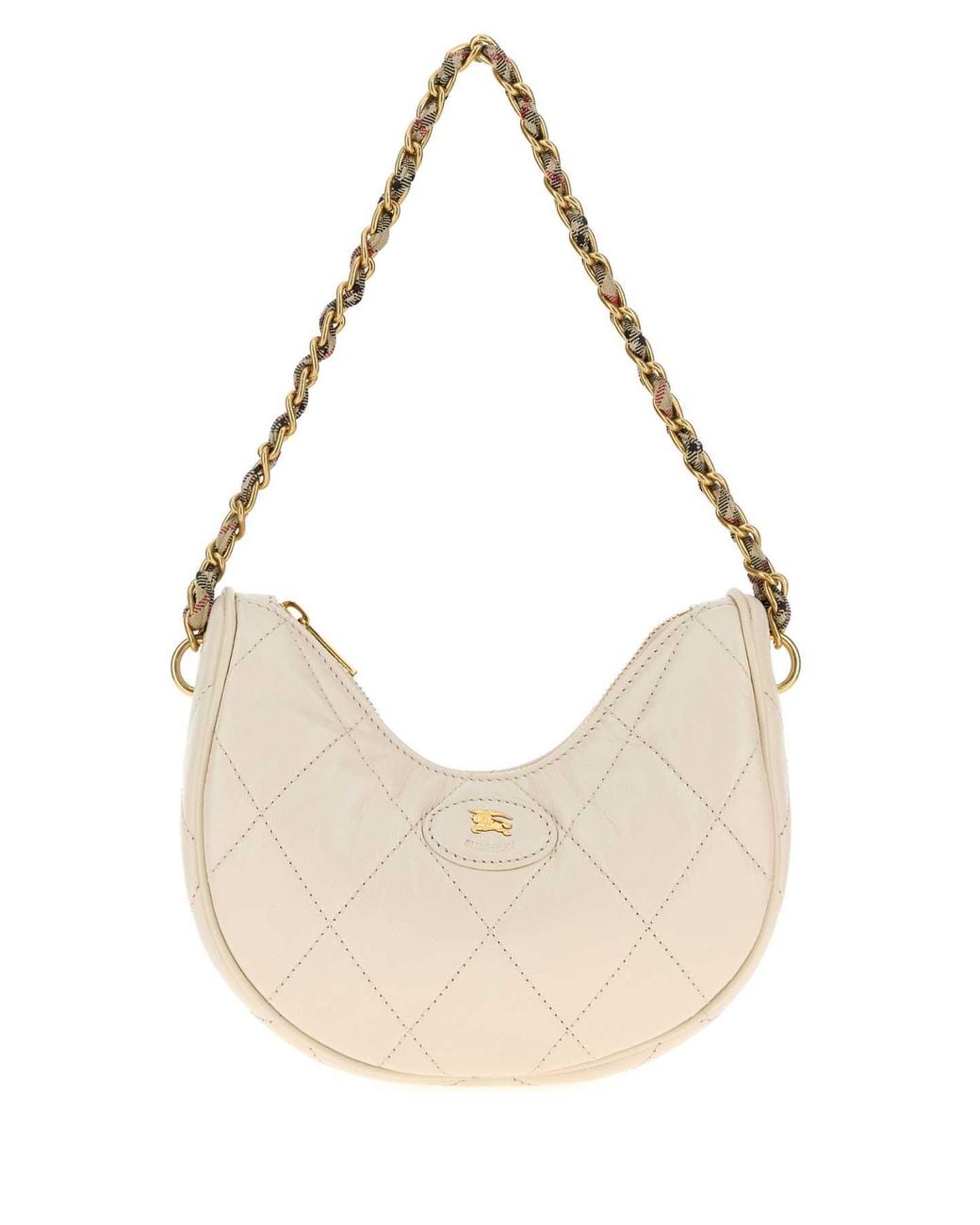 Burberry Natural A:Ll Horseshoe Chain Bag Qul:178019:B734