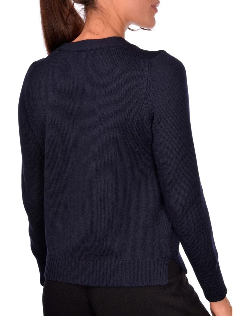 Gran Sasso Blue Cardigan