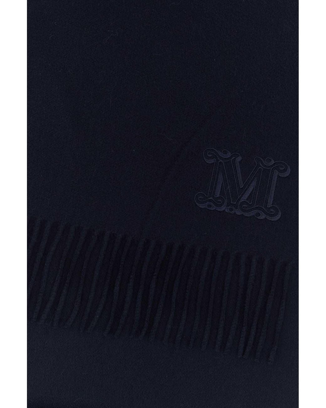 Max Mara Blue Midnight Cashmere Dalia Scarf