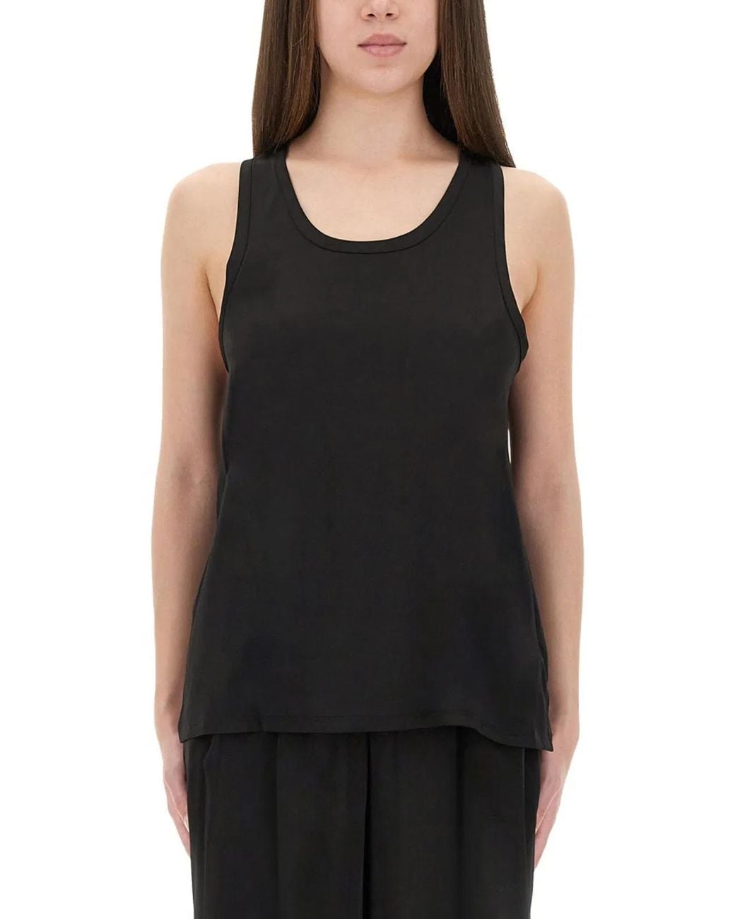 MICHAEL Michael Kors Black Rower Model Tank Top