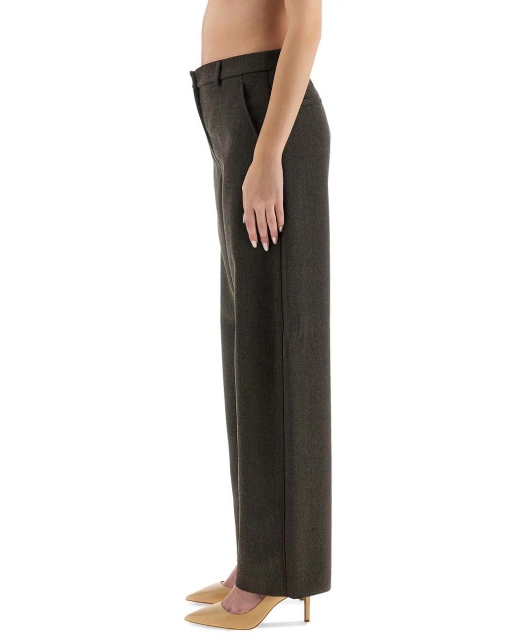 Moschino Blue Wide-Leg Pants