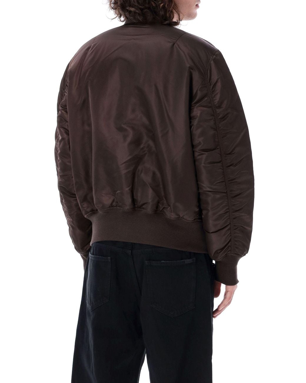 Alpha Industries Black Ma-1 Heritage Bomber for men