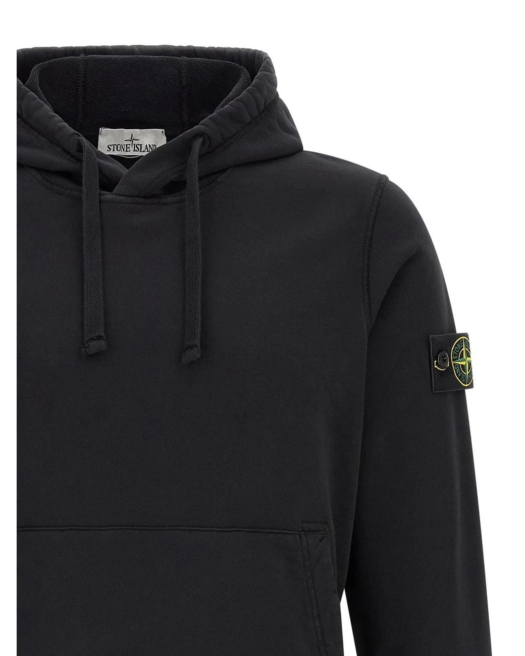 Stone Island Black '6100062' Hoodie for men