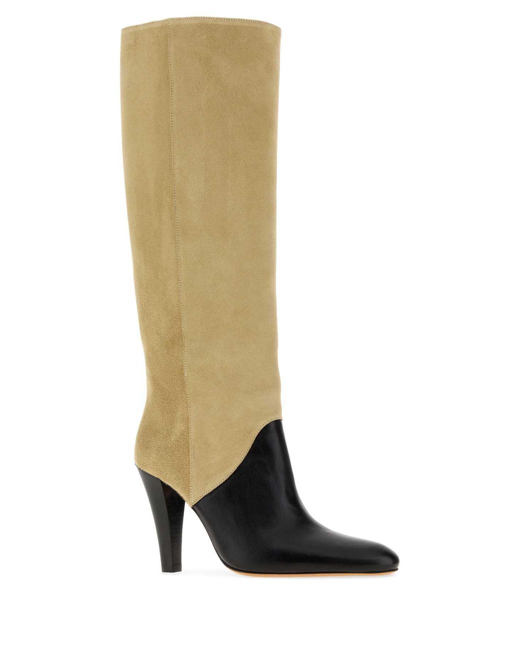 Jude White Edita Knee Boot