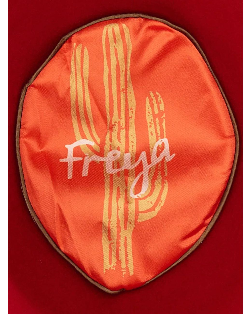SUPERDUPER Red Felt Freya Bucket Hat for men