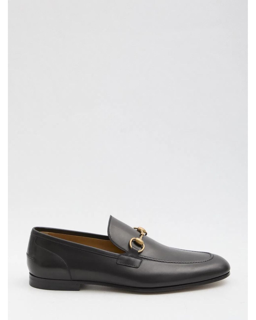 Gucci White Jordaan Loafers for men