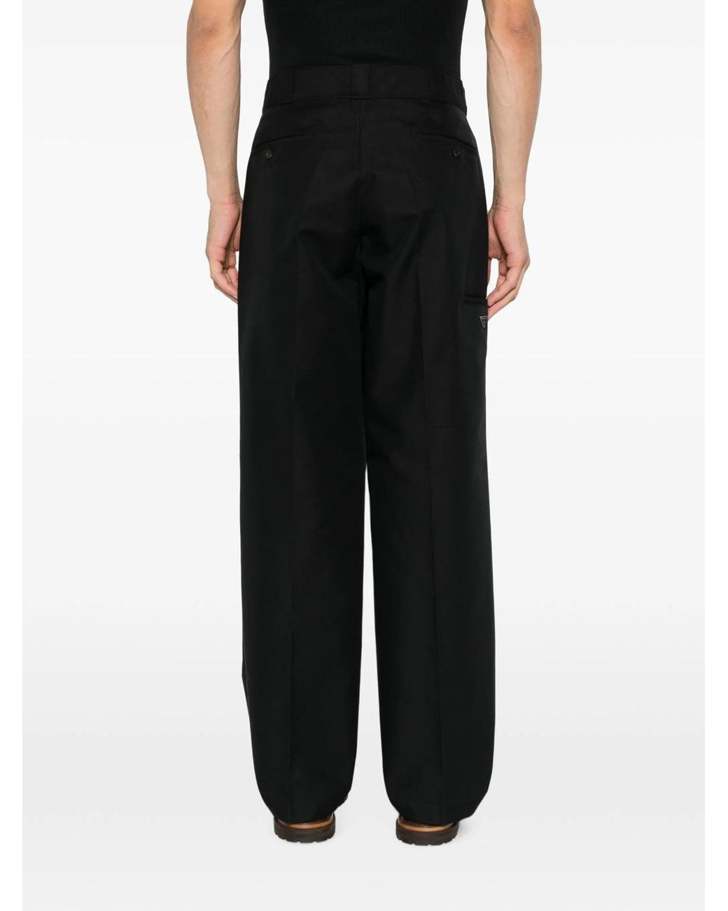 Prada Black Technical Wide-Leg Pants for men