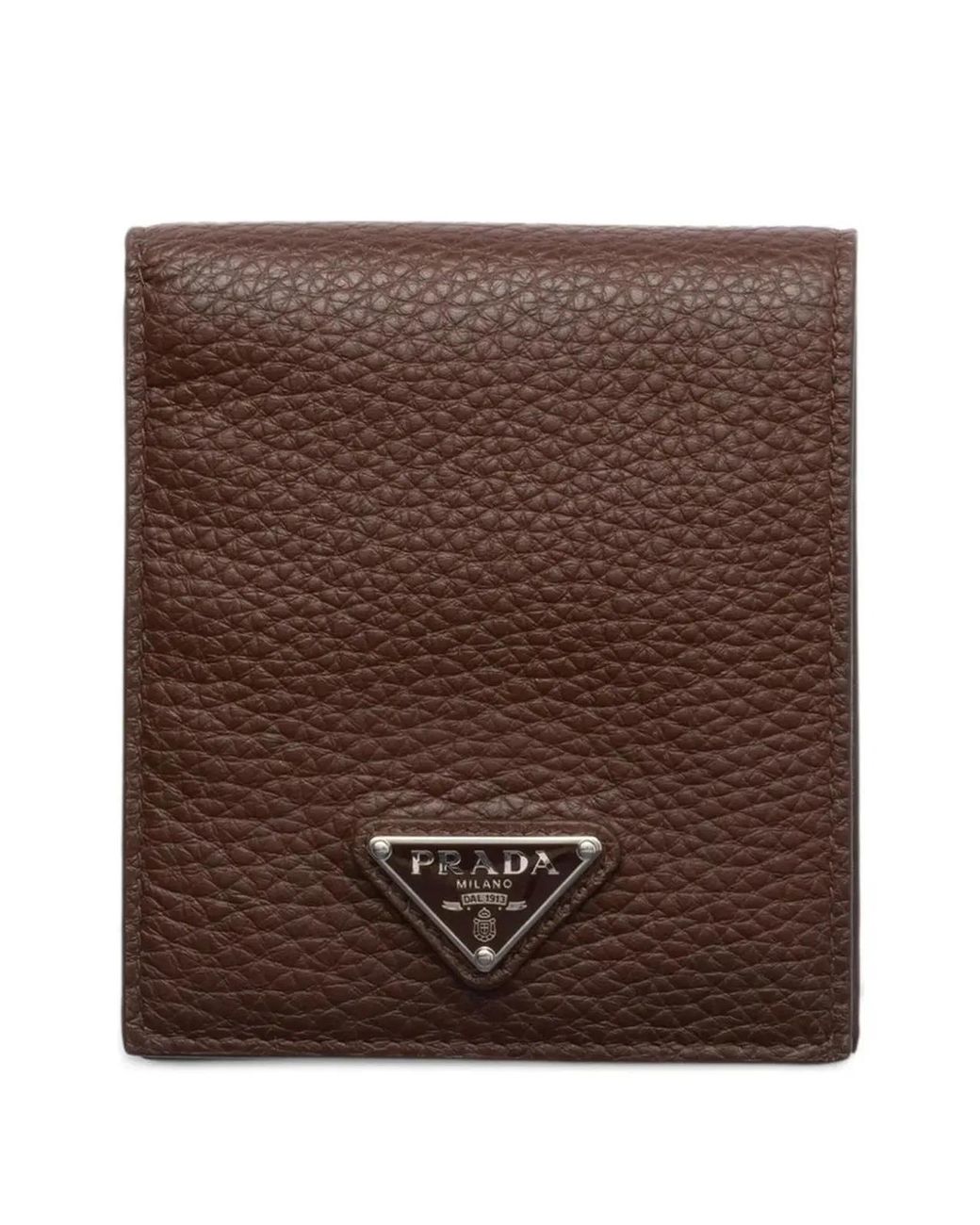 Prada Brown Bruciato Saffiano Leather Geldbörse for men