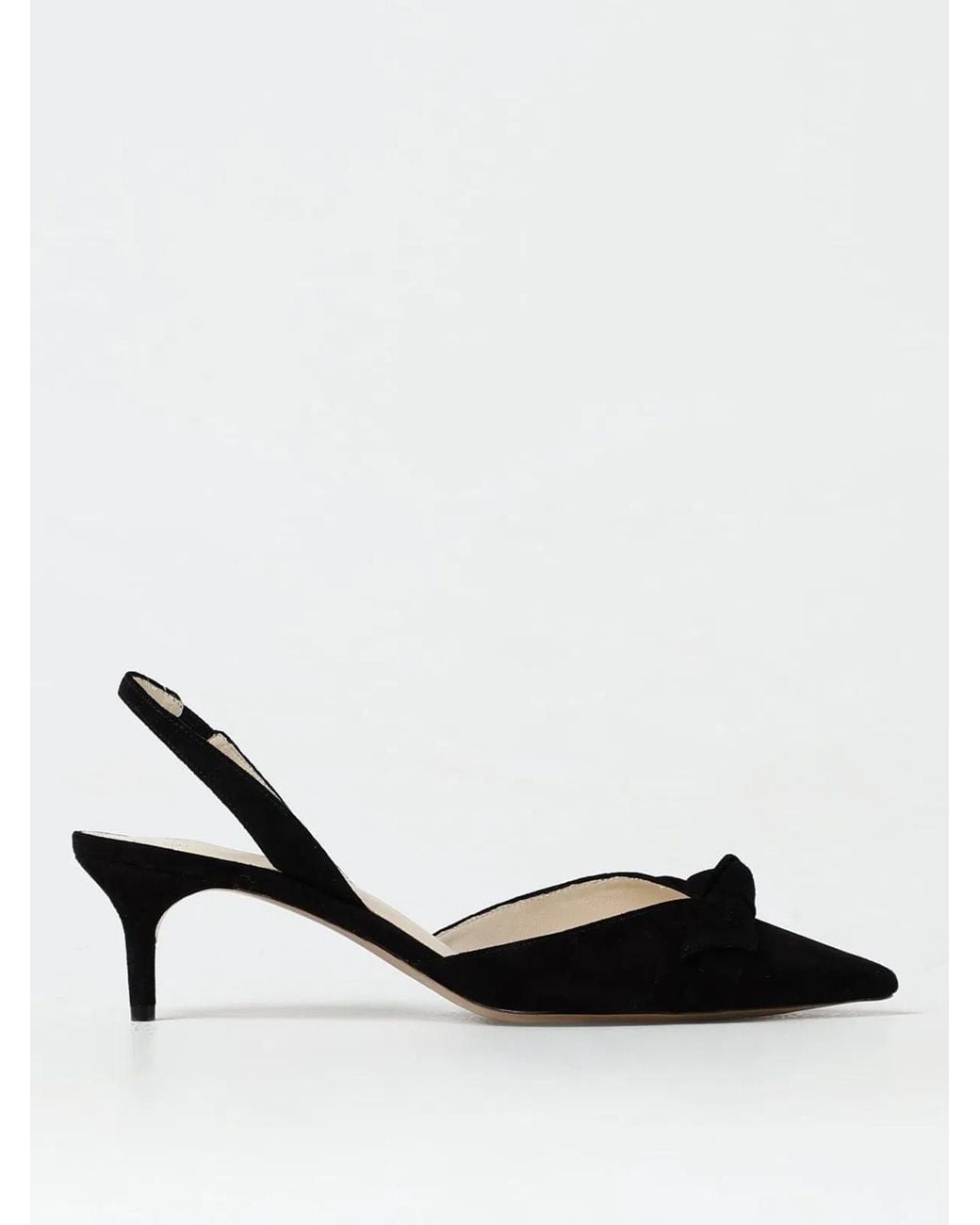 Alexandre Birman Black Calc-Fsb Suede
