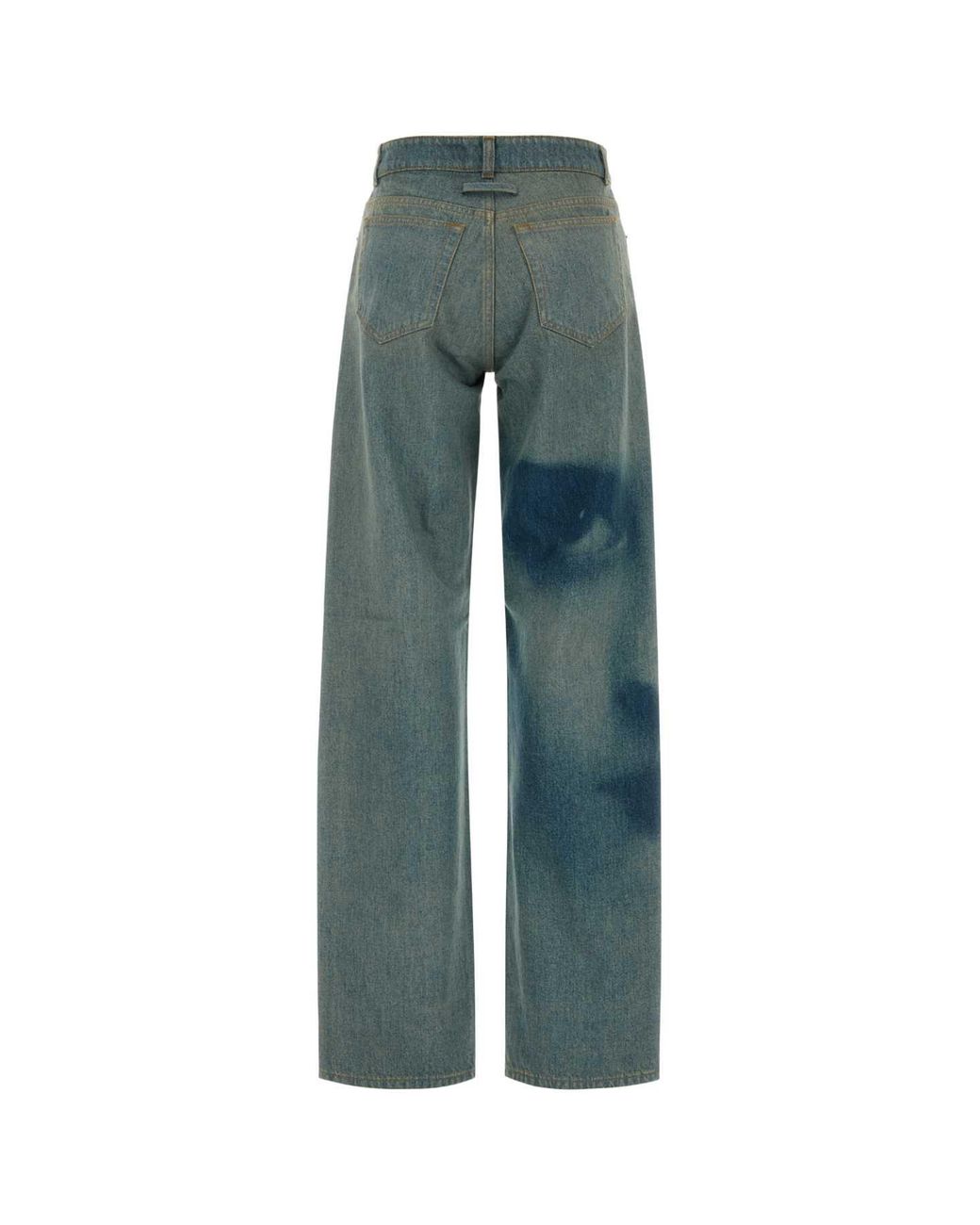 Jean Paul Gaultier Green Denim Jeans