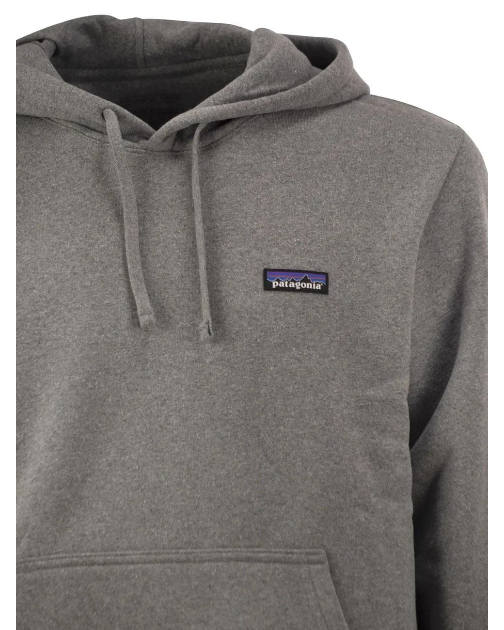 Patagonia Gray Recycled Materials Hooded Sweatshirt for men
