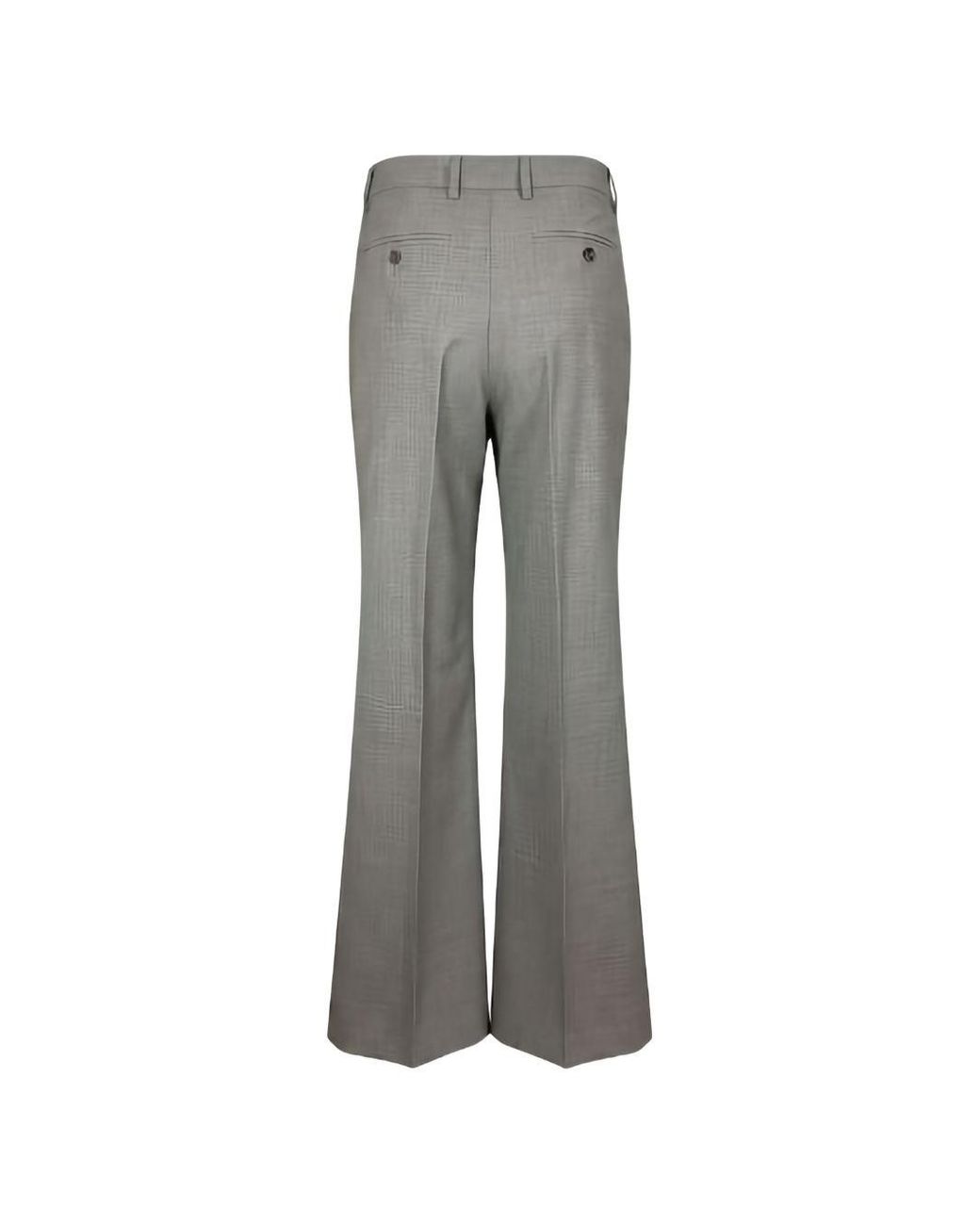 Seventy Gray Melange Wide Leg Trousers