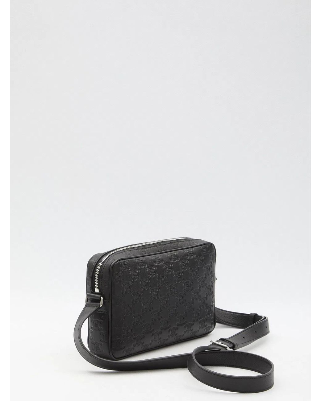 Céline Black Messenger Bag Made Of Calf Leather for men