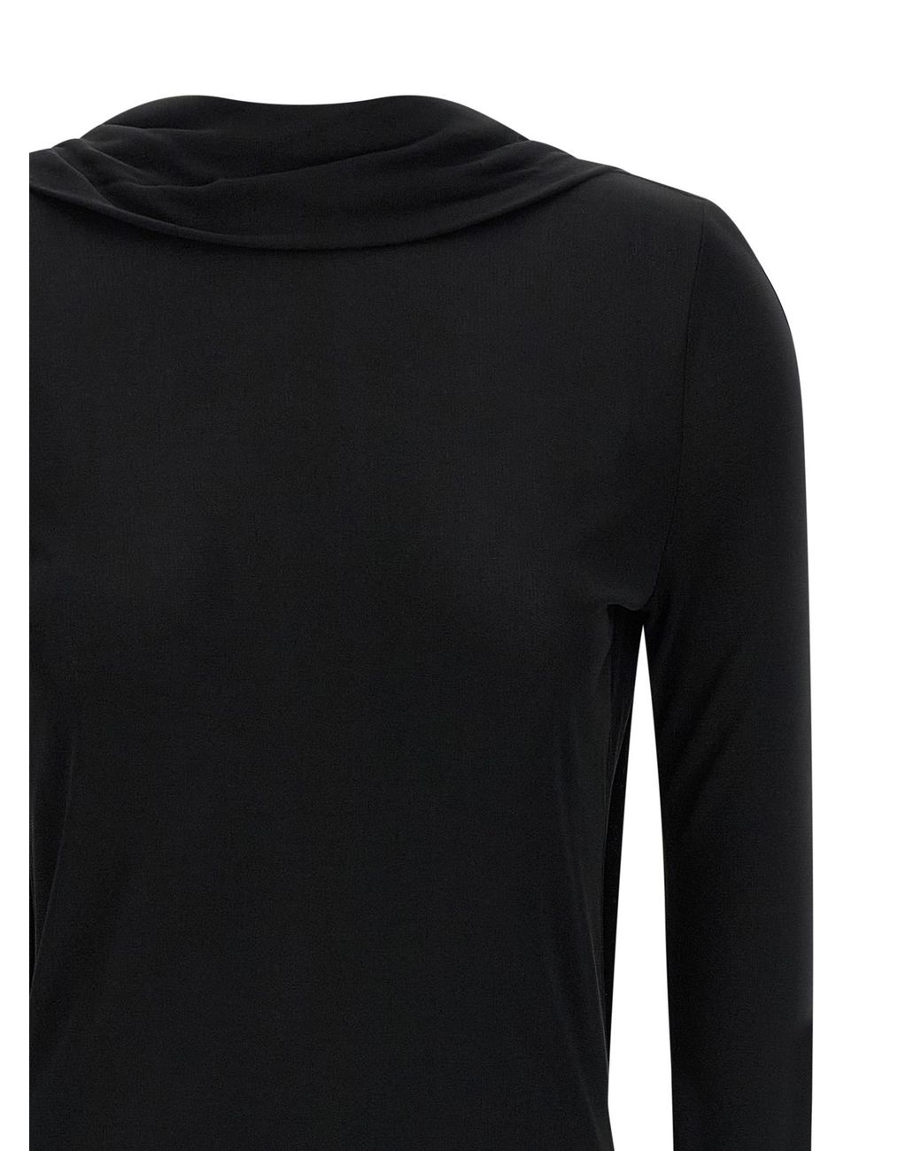 Totême Black 'Cocoon Cape' Dress