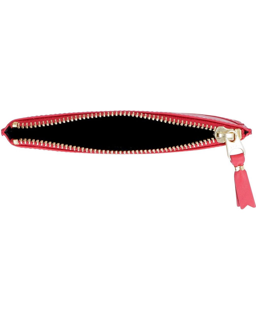 Comme des Garçons Red Leather Pouch Cow Hide Wallets & Cardholders for men