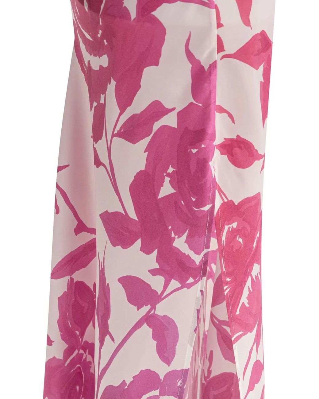 SLEEP NO MORE Pink Silk Dress