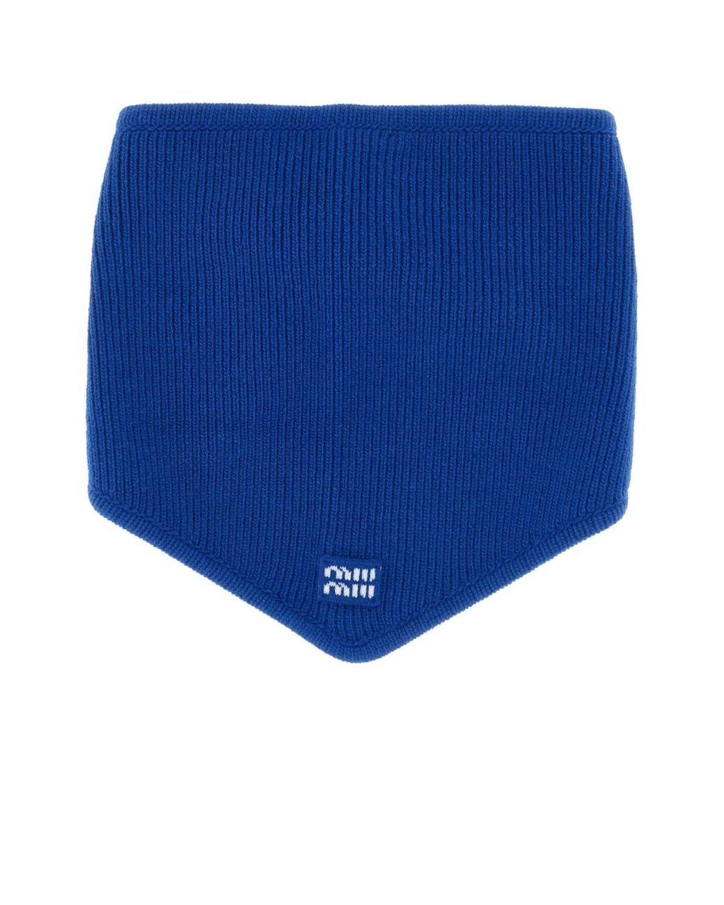 Miu Miu Blue Sciarpe