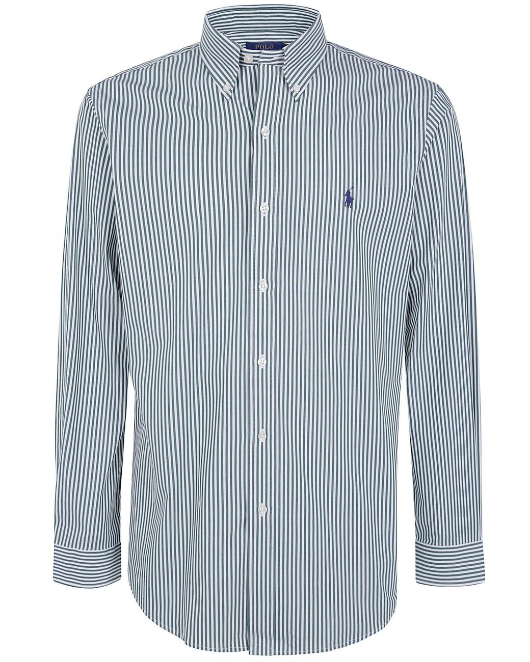 Polo Ralph Lauren Blue Long Sleeve Sport Shirt for men
