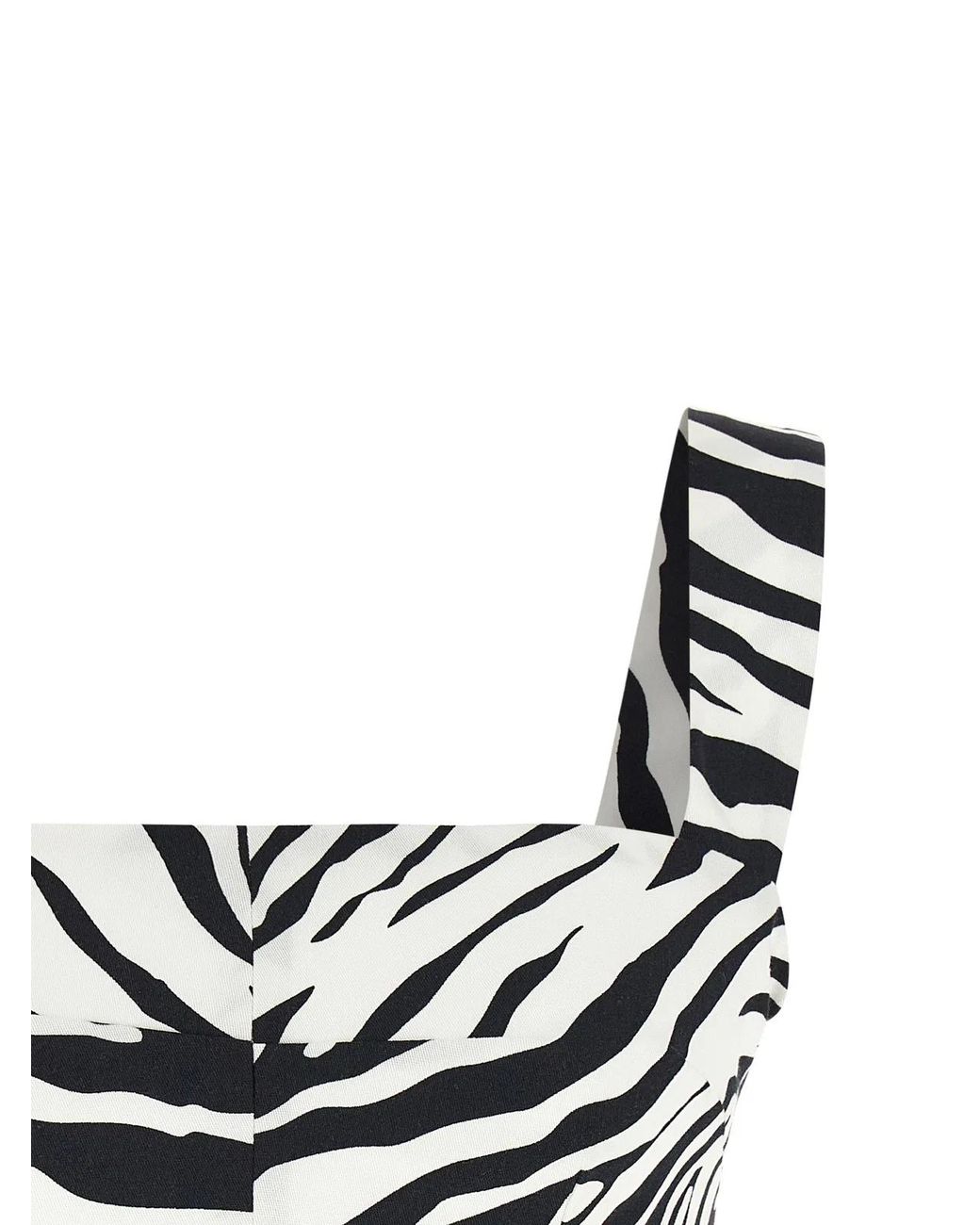 Dolce & Gabbana Black Dolce & Gabbana 'Zebra' Top