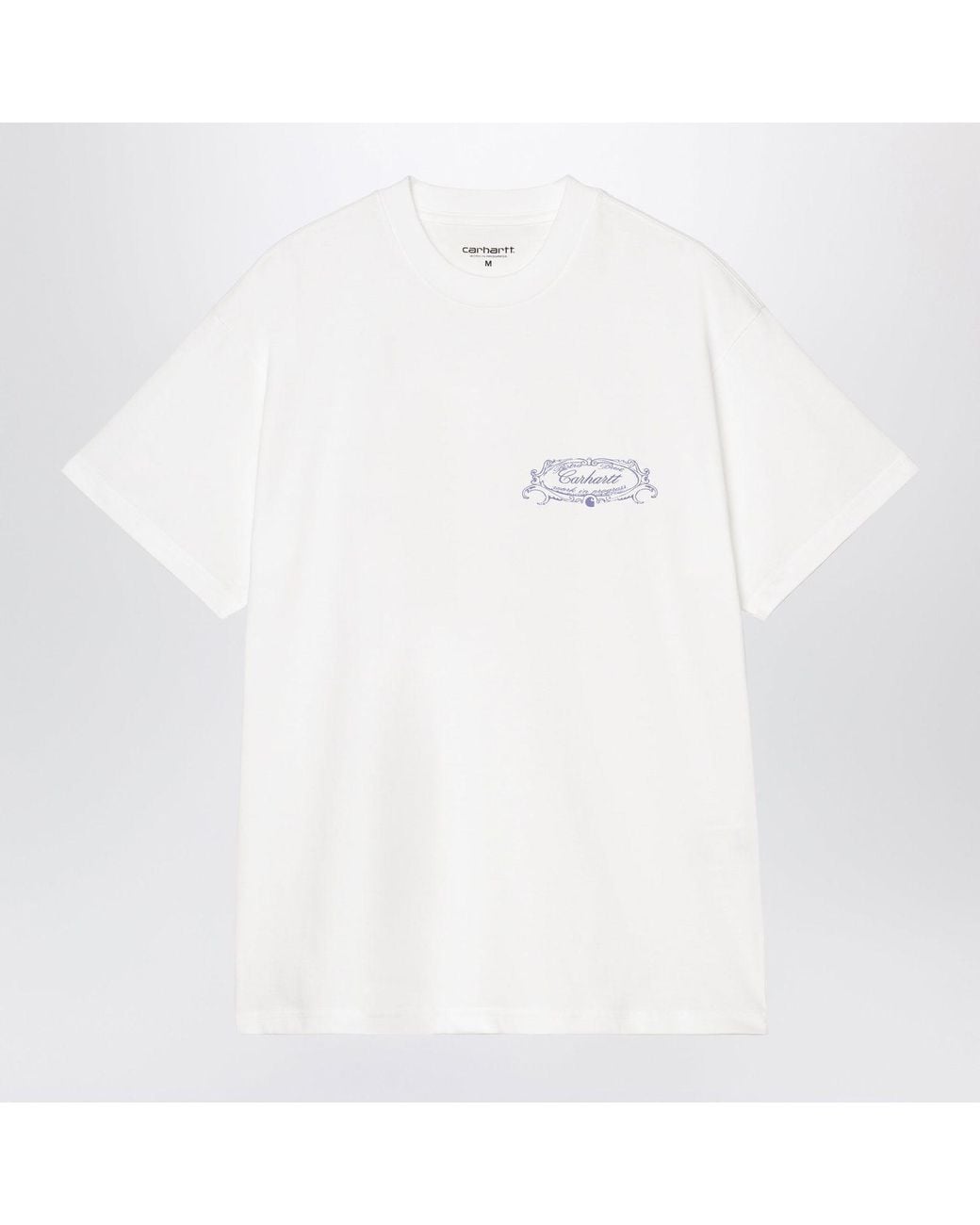 Carhartt White Chez Wip Cotton Tshirt for men