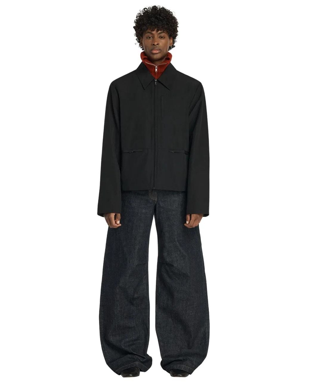Entire studios Black Wight Jacket for men