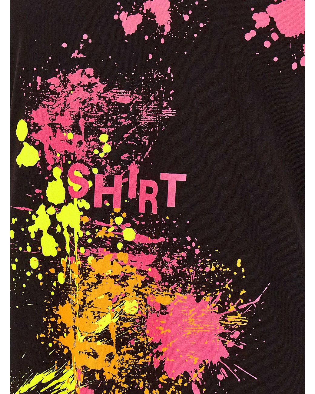 Comme des Garçons Black Comme Des Garcons Shirt Paint Splash T-Shirt for men
