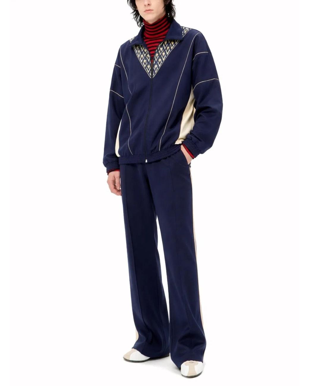 Valentino Blue Vlogo Pants for men