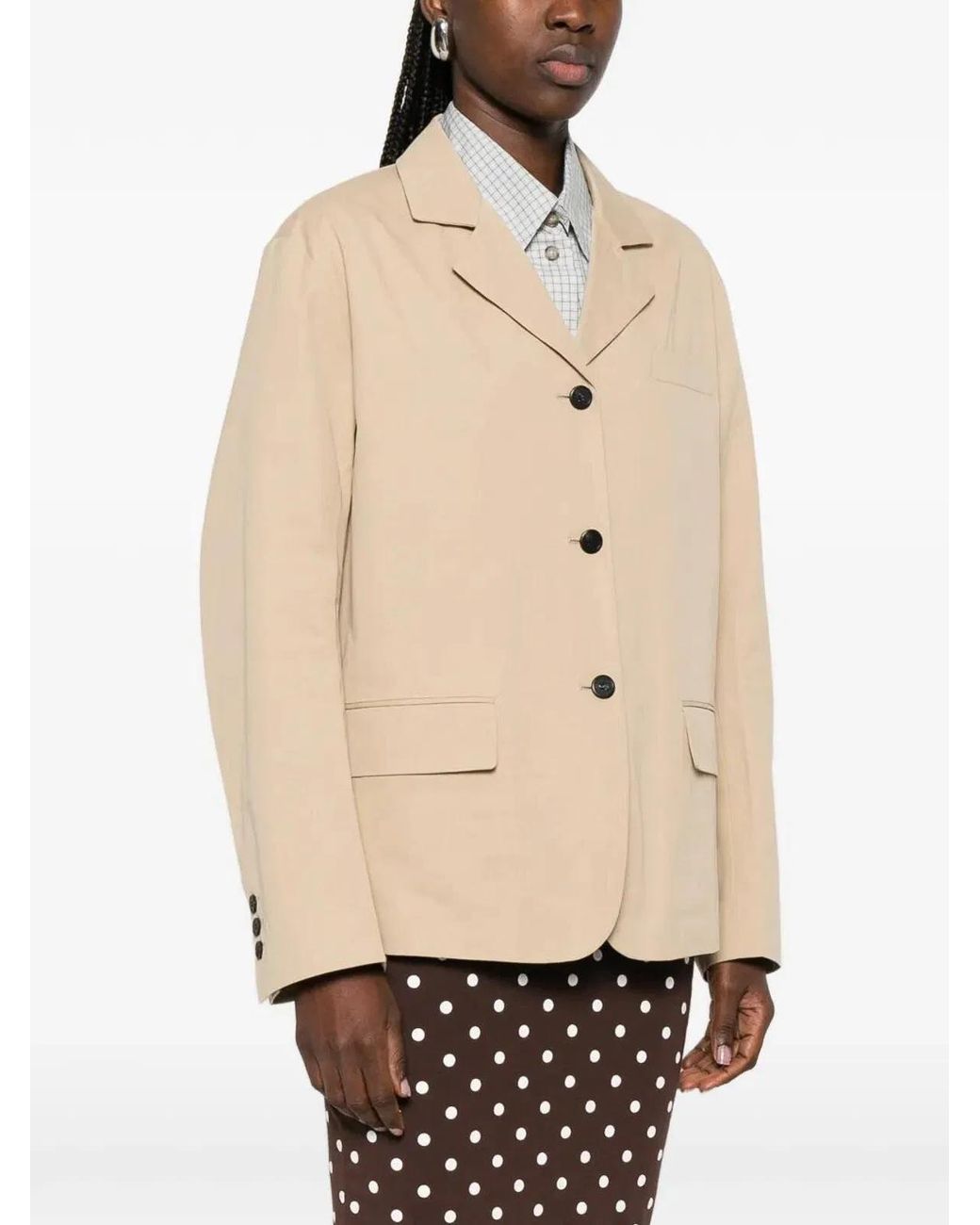 Prada Natural Cotton Blazer