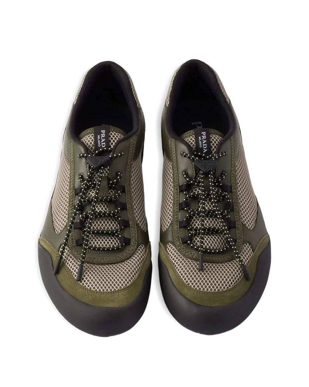 Prada Black Speedrock Sneakers for men