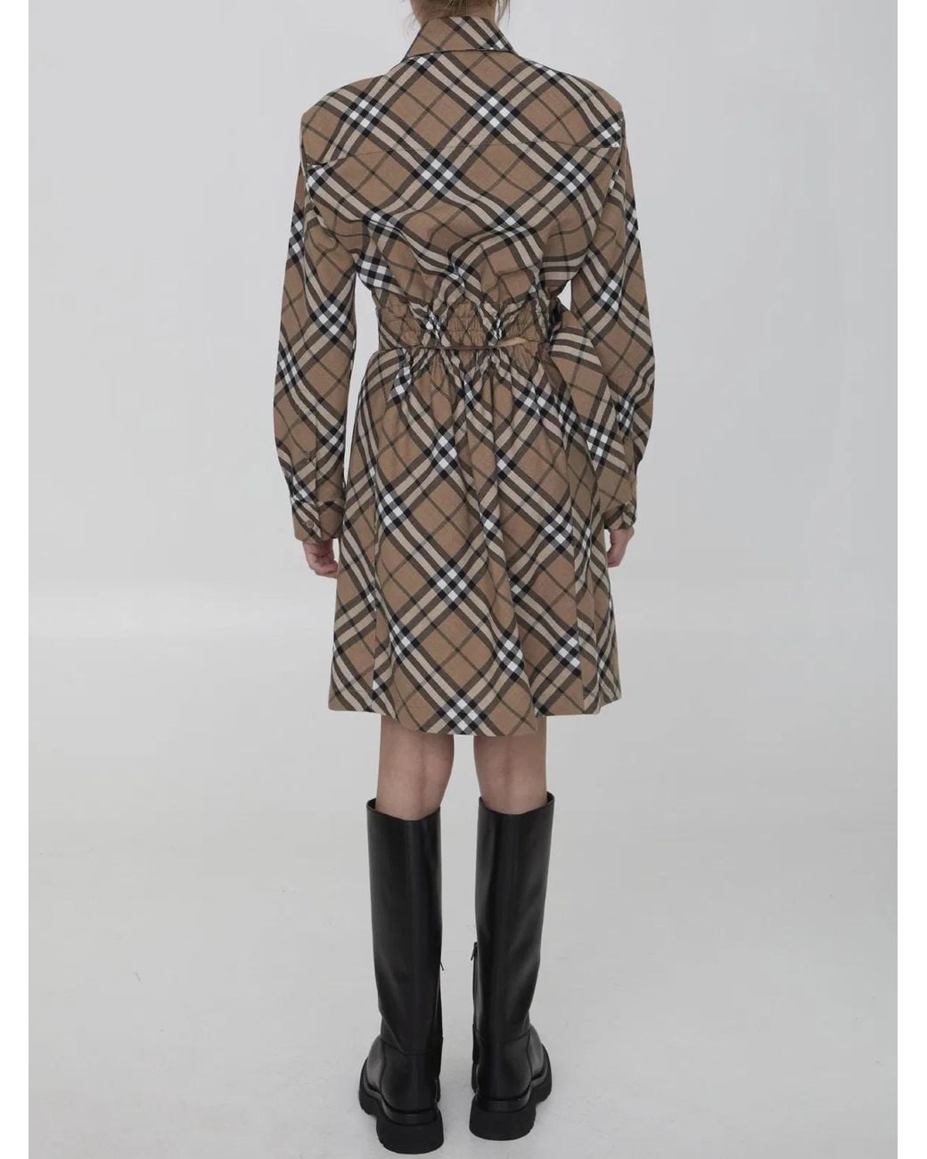 Burberry Brown Check Chemisier