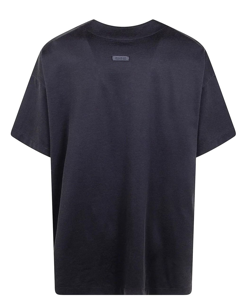 Fear Of God Black Clean Neck Ss Tee