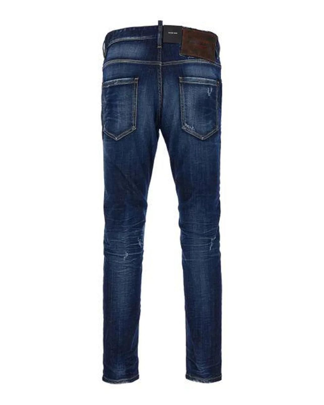DSquared² Blue Pants 5 Pockets for men