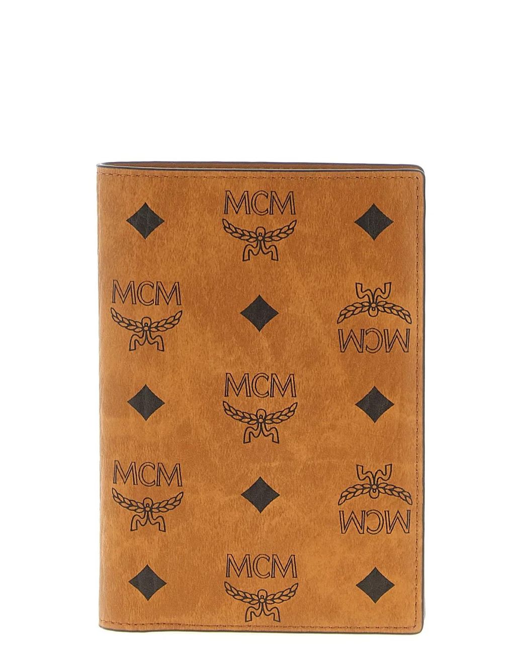 MCM Brown 'Ottomar' Passport Holder for men