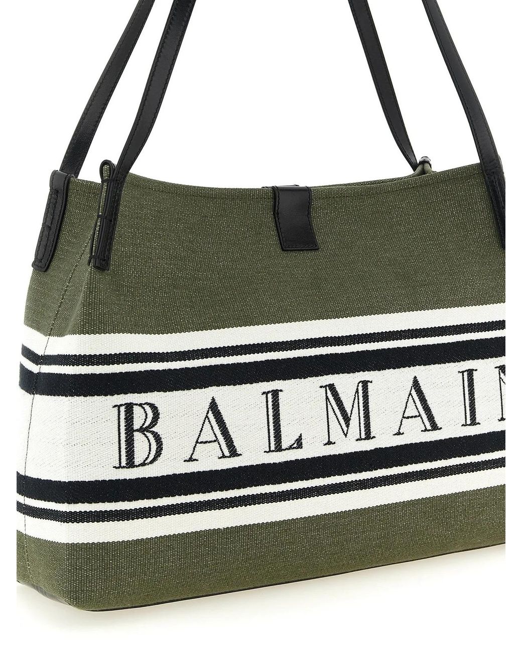 Balmain Metallic Medium 'Release' Shopping Bag