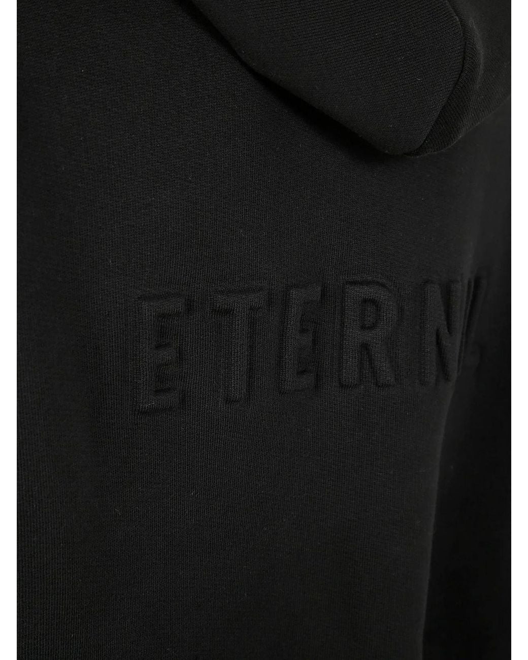 Fear Of God Black Eternal Half Zip Hoodie for men
