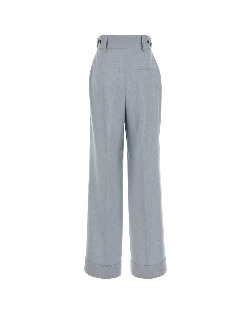 Alberta Ferretti Gray Melange Light- Jersey Pant