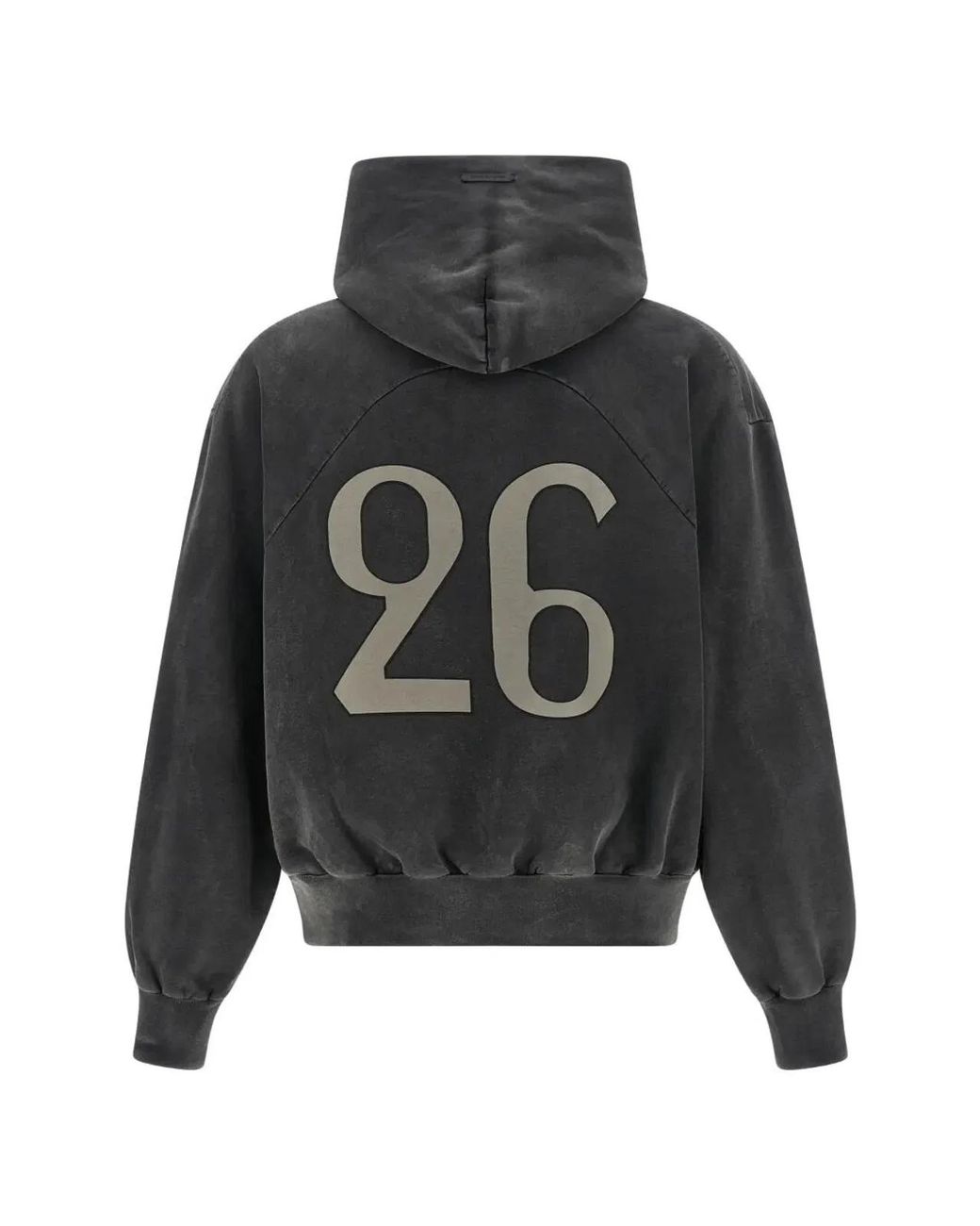 Fear Of God Black "26" Classic Fit Half Raglan Hoodie