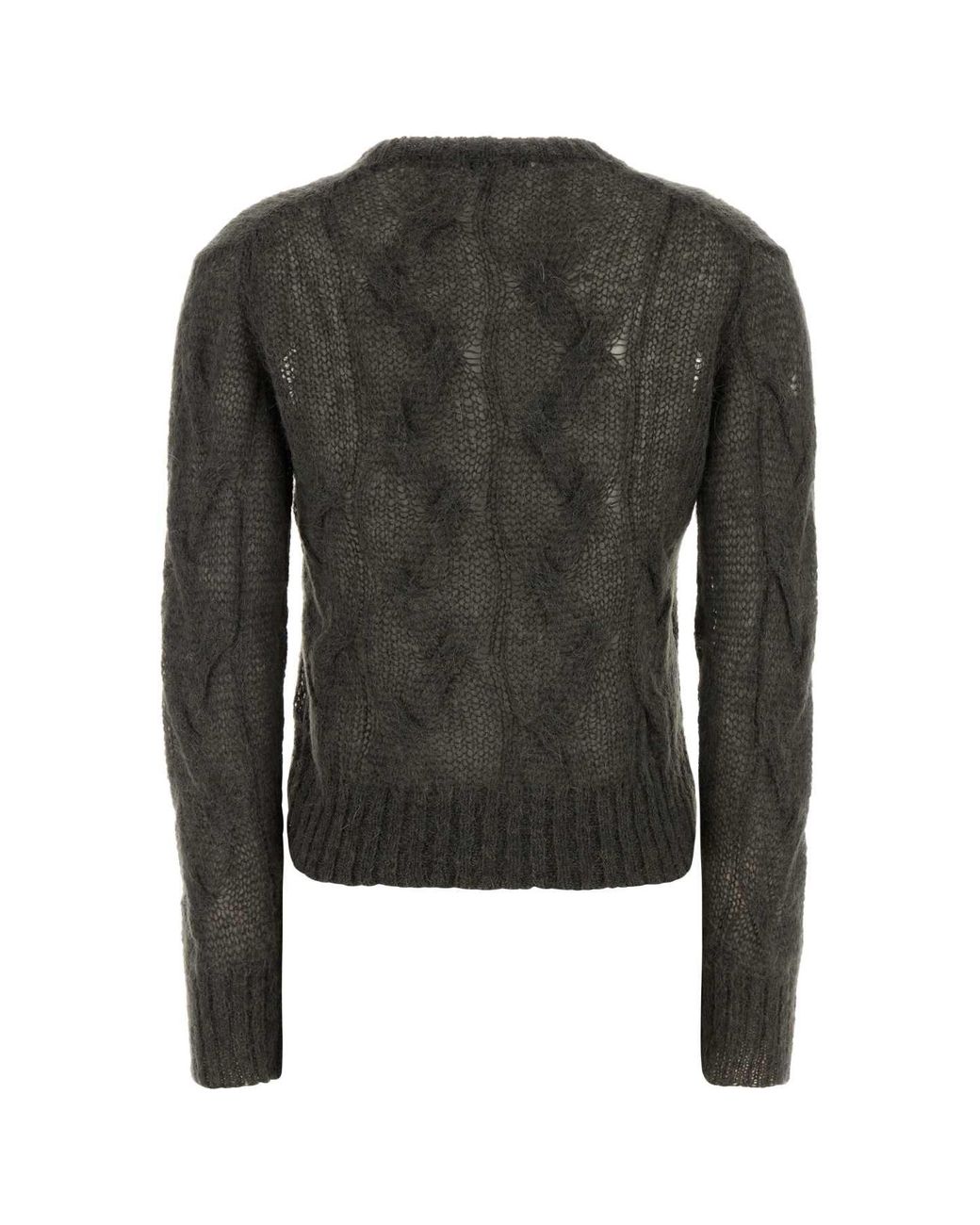 GIMAGUAS Black Dark Nylon Blend Minerva Sweater
