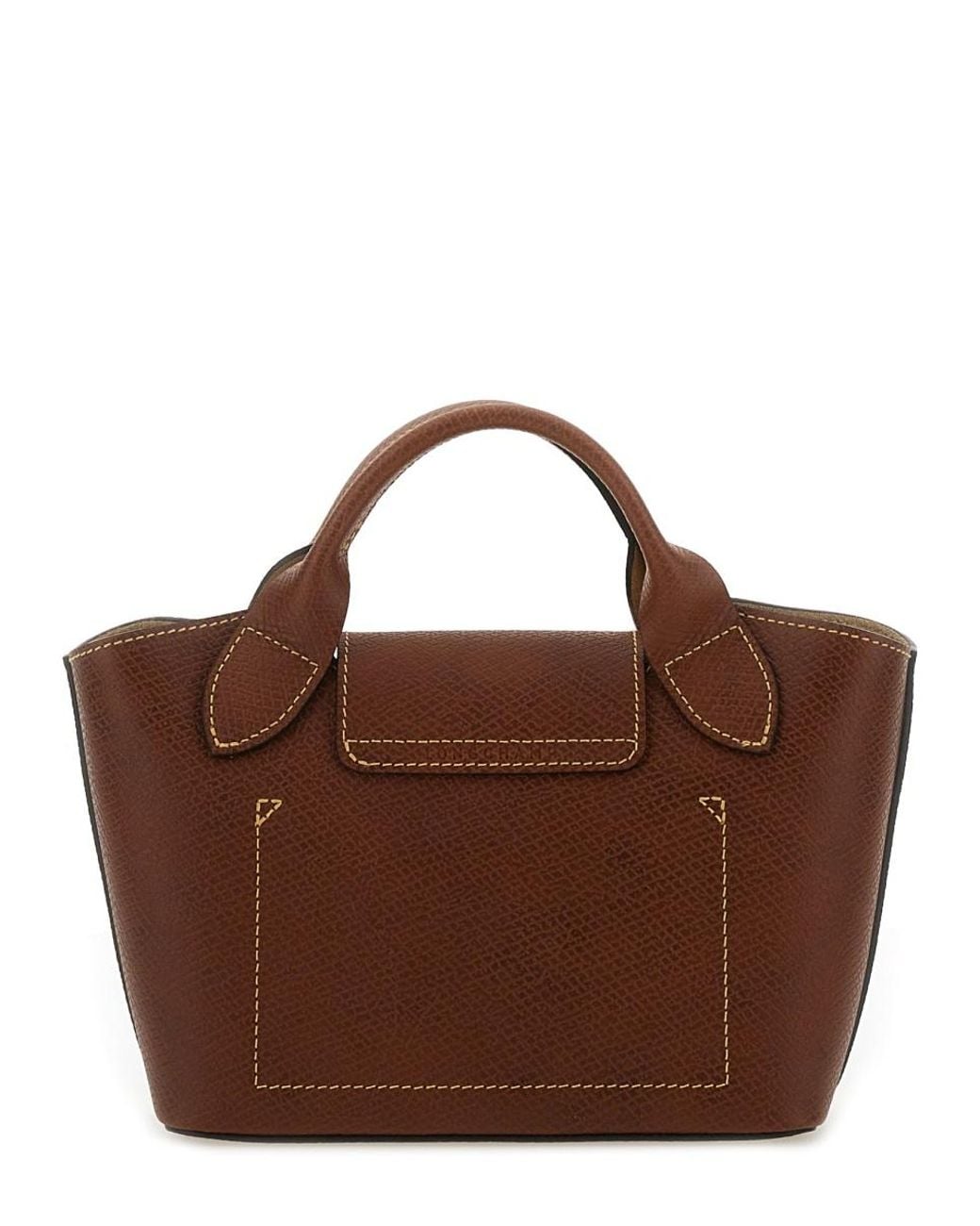 Longchamp Brown Borsa Shopping "Épure" Xs