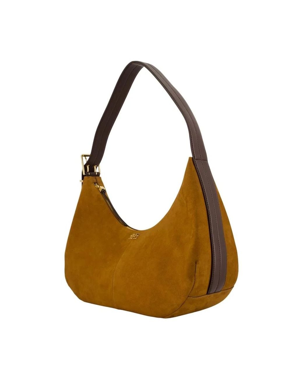 Ganni Brown Hobo Belt Medium Shoulder Bag