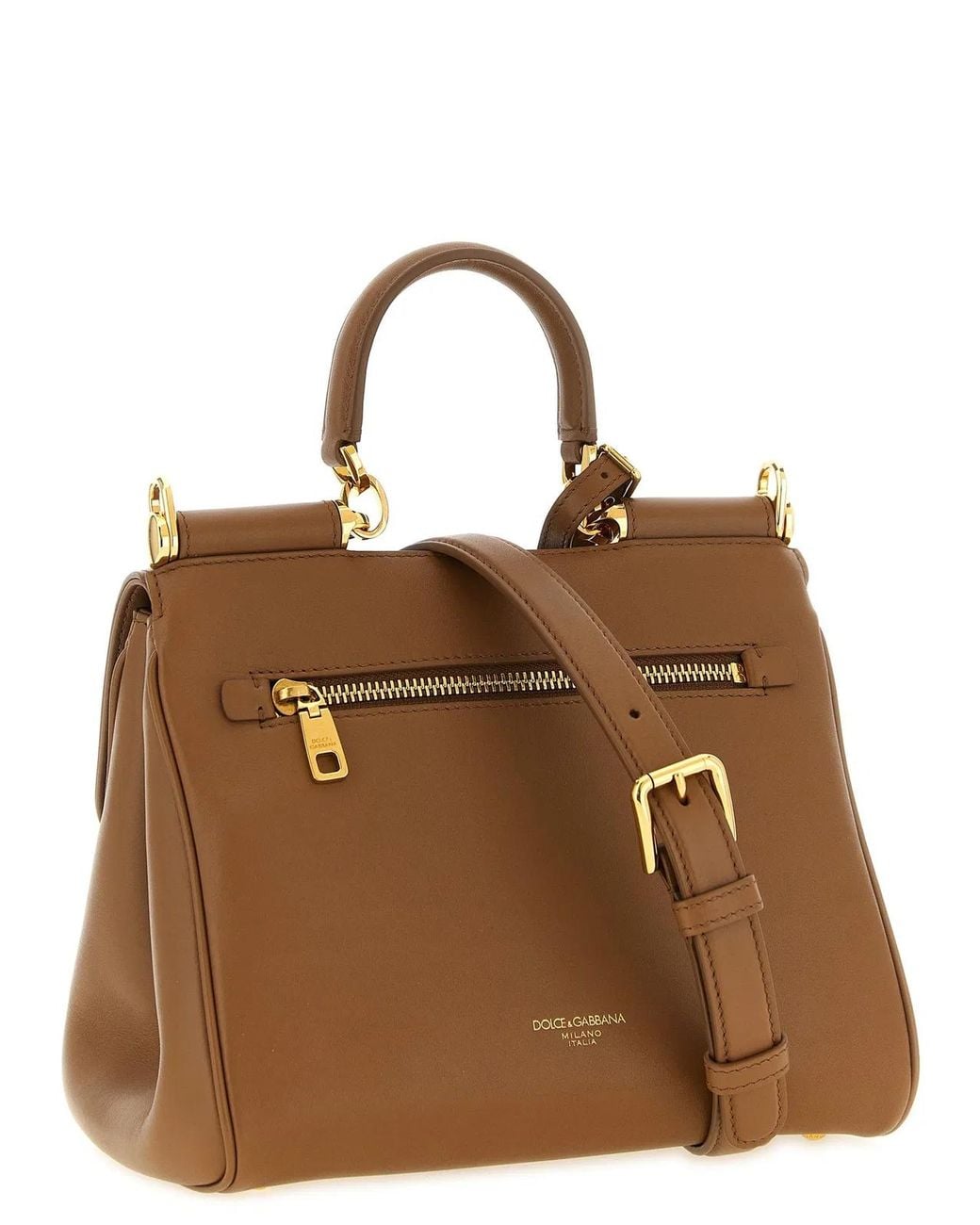 Dolce & Gabbana Brown 'My Sicily' Small Handbag
